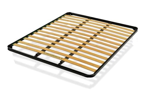 Bed Store SISTEMI RIPOSO Rete 160X190 Cm Da Appoggio Senza Piedi A Doghe Strette Matrimoniale Ortopedica Doppio Rinforzo Da Incasso