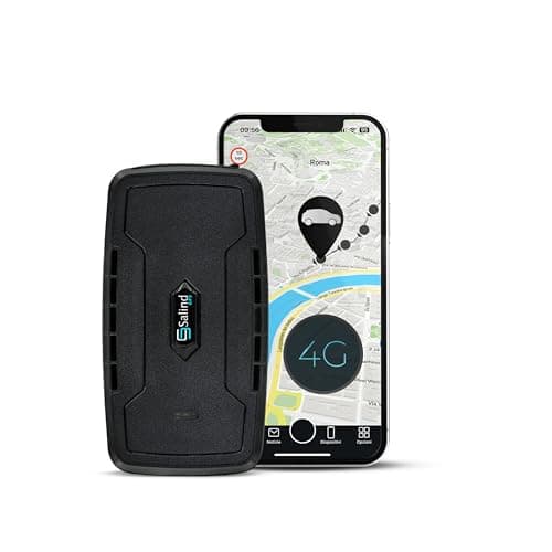 Salind GPS - Salind 20 4G - Tracker per Auto, Barche e Altri Veicoli, Localizzatore con App, Magnete Integrato, Batteria a Lunga Durata (Fino a 180gg in Modalità Standby) e Monitoraggio in Tempo Reale