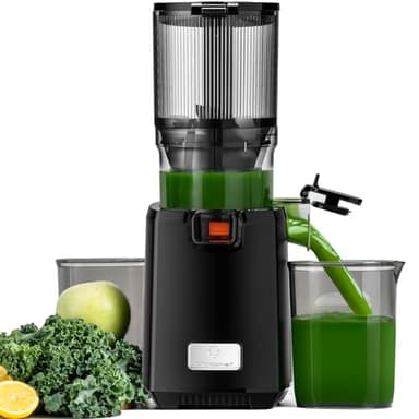 LINKChef Estrattore Automatico, 130 mm Calibro 1,8L Senza Preparazione Estrattore Frutta e Verdura, 250W Estrattore di Succo, Centrifuga con Funzione Inversa, Facile da Installare e Pulire, Senza BPA