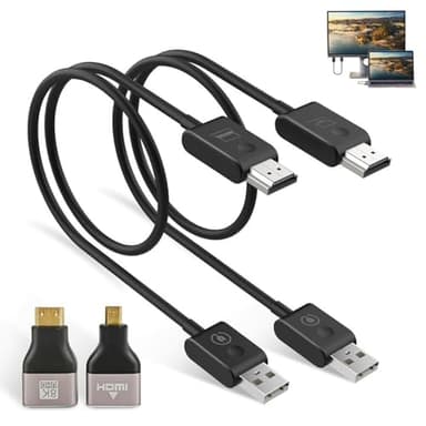 Moman HDMI Wireless Extender HDMI CS6 Trasmettitore HDMI Wireless 1080P HD File Video Proiezione 20m/65FT 5Ghz per Monitor Computer HDTV Fotocamera Laptop Proiettore