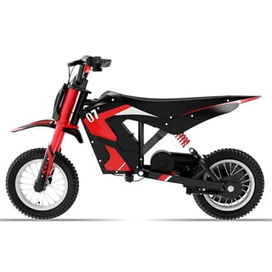 EVERCROSS MOTO EV12M Moto Elettrica | Motore da 300 W e Batteria da 36V 4Ah | 3 Modalità di Velocità | Avventura in Moto Cross con Pneumatico da 12'' | Moto Elettrica per Bambini dai 3 ai 12 Anni