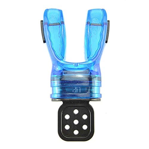 Anwangda - Boccaglio modellabile per immersioni subacquee, in silicone, modellabile per boccaglio e boccaglio di ricambio, per regolatore subacqueo, accessori per snorkeling (blu)