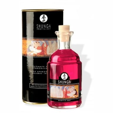 AFRODISIACO OLIO SHUNGA BACI INTIMI CON LA FRAGOLA CAVA