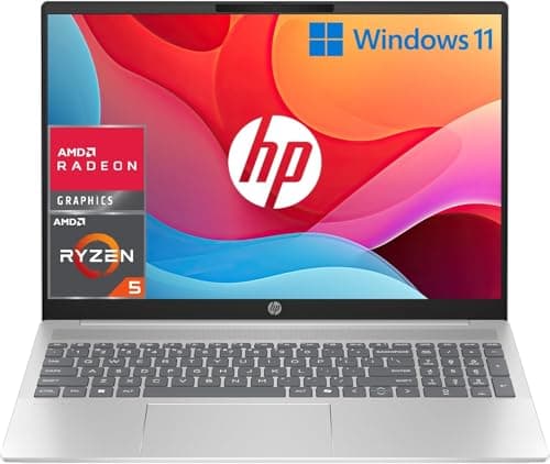 HP Pavilion 16-ag0000sl Notebook, AMD Ryzen 5-8540U, RAM 16GB LPDDR5, SSD 512 GB, 2K IPS 300 Nits, Antiriflesso, AMD Radeon Integrata, AMD FreeSync, Wi-Fi, Privacy Cam 1080p TNR, Windows 11, Argento