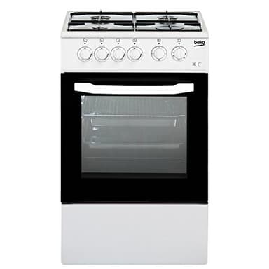 Beko CSS42014FW Libera installazione Piano cottura a gas B Bianco cucina - Forni e fornelli (Piano cottura, Bianco, pulsanti, Manopola, Frontale, Piano cottura a gas, S)