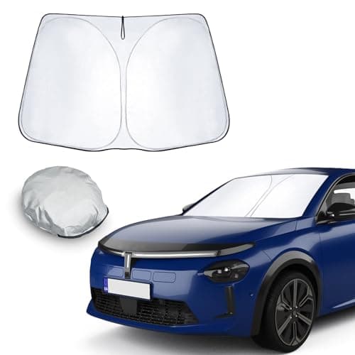 CDEFG Compatibile con Lancia Ypsilon 2024 Parasole Coperture Parabrezza Ombrellone Il Parabrezza Anteriore Parabrezza Auto Parasole Ypsilon 2024 Accessori