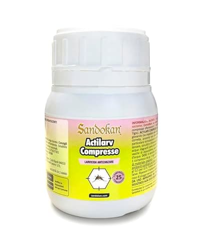 Sandokan Bio Tiger Tab - Larvicida in Pastiglie Effervescenti (50 pastiglie)