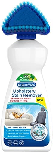 Dr. Beckmann Smacchiatore per tappezzeria | Rimuove anche le macchie e gli odori difficili da divani, sedili auto, ecc. | incl. pennello applicatore | 400 ml [La confezione può variare]