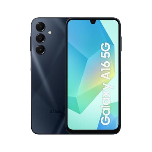 Samsung Galaxy A16 5G, Smartphone Android 14, Display Super AMOLED 6.7" FHD+, 4GB RAM, 128GB, Batteria 5.000 mAh, Resistenza IP54, memoria espandibile fino a 1.5TB, Blue Black [Versione Italiana]