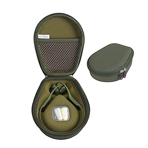 Hermitshell Custodia rigida per AfterShokz Trekz Air/AfterShokz Aeropex/Titanium Mini/Shokz OpenRun Pro Open Ear Wireless a conduzione ossea AS650/AS800 (verde) (solo custodia)
