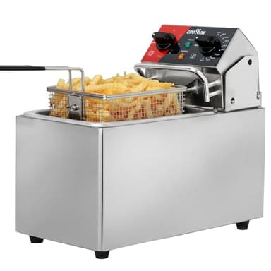 Friggitrice elettrica commerciale CROSSON 4L (serbatoio singolo da 4 l)