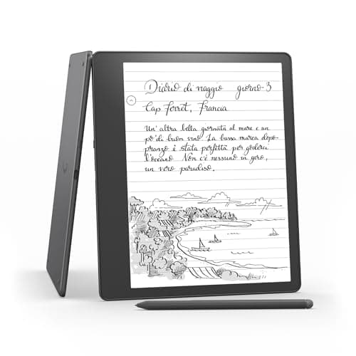 Kindle Scribe (2022) - 16GB | Il primo Kindle e taccuino digitale, tutto in uno, con schermo Paperwhite da 10,2’’ a 300 ppi | Con penna basic
