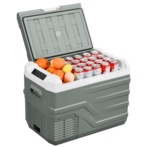Alpicool Frigorifero Portatile Elettrico 35L, Frigoriferi per Auto 12/24V DC 100~240 Volt AC Frigo Portatile, -20℃-20 ℃,Mini Frigorifero da Campeggio per Camion Barca Viaggio Picnic