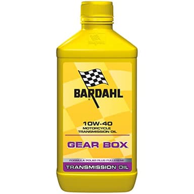 Bardahl - Olio Trasmissione per Moto, Gear Box 10W40, Massima Protezione e Durata degli Ingranaggi, Cuscinetti e Frizione, 1 Litro