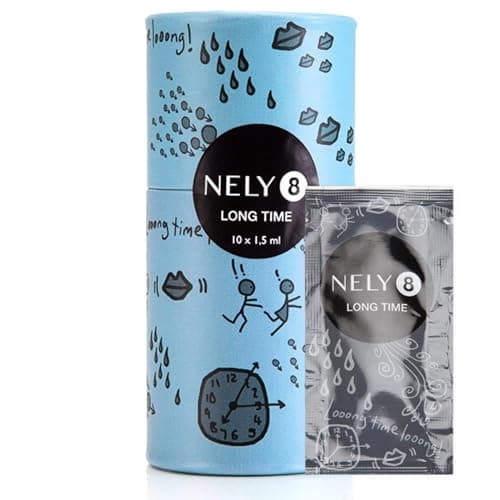 Nely8 Crema ritardata a lungo termine da uomo, confezione da 10, crema ritardata premium per gli uomini più a lungo a letto, crema Climax Control – dura più a lungo, non ritarda lo spray