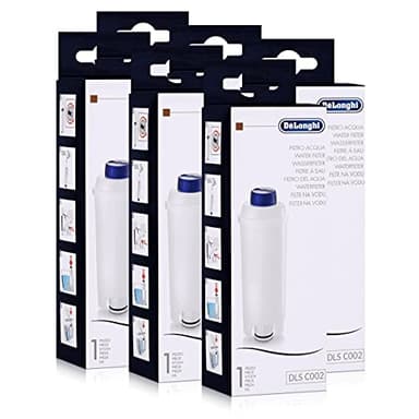 Confezione da 6 filtri acqua DeLonghi per macchine da caffè, adatti per ECAM, ESAM, ETAM, BCO,EC...
