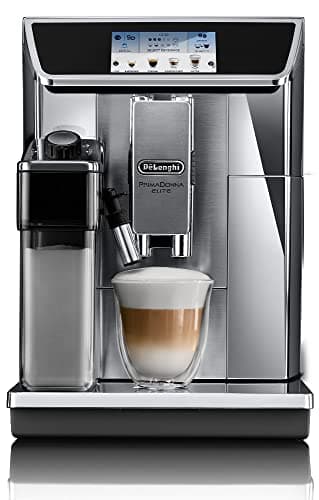 DELONGHI CAFETERA Espresso AUTOMÁTICA ECAM 656.75.MS Primadonna Elite Acero INOXIDABLE/Plata