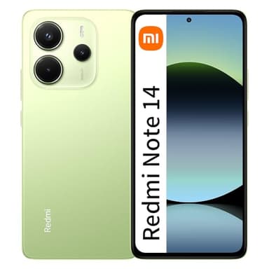 Xiaomi Redmi Note 14 8GB + 256GB Global Edition Smartphone 6.67 pollici AMOLED schermo 120Hz 108MP 5500mAh Ricarica Veloce Verde（Con caricabatterie）