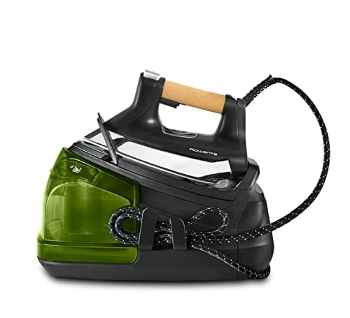 Rowenta DG8666 Perfect Steam Pro, Ferro da Stiro con Caldaia, Pressione Fino a 7.3 Bar, 1.1 Litri, Colpo Vapore 470 g/min, Ferro da Stiro a Vapore con Tecnologia Eco Intelligence, verde