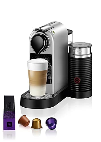 Krups Nespresso Citiz & Milk con Aeroccino XN761B, Macchina da caffè, Sistema Capsule Nespresso, Serbatoio acqua 1L, Silver
