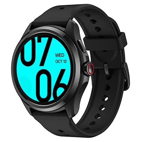 Ticwatch Pro 5 Smartwatch Android per uomo Snapdragon W5+ Gen 1 Wear OS Fino a 80 ore di durata della batteria Tracking salute fitness integrato GPS NFC Resistenza all'acqua Non Compatibile con iPhone