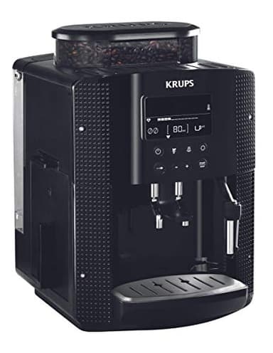 Krups EA8150 Essential Macchina da caffè Automatica, Arabica, Display, 1450 W, 1 Decibel, Nero