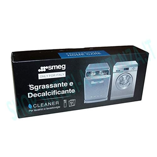 SGRASSANTE E DECALCIFICANTE PER LAVATRICI E LAVASTOVIGLIE 12 BUSTE SMEG