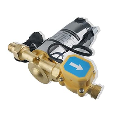 ZYIY 100W Pompa D'Acqua Domestica Di Aumento Di Pressione Per Il Bagno 230V/50Hz 20L/Min Pompa Automatica Del Ripetitore Di Pressione Dell'Acqua ¾" × ½" Uscita 10m Per La Doccia Di Tutta La Casa
