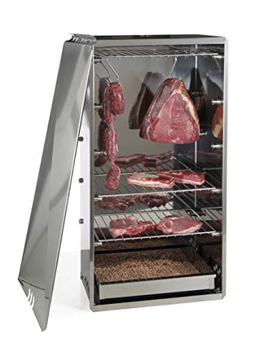 Reber 10030 N Affumicatore Medio, Carne, Pesce, Formaggi, Verdure, Inox, Grigio