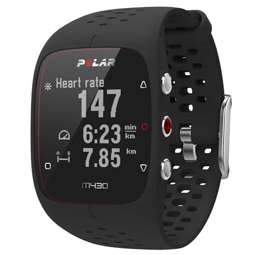 Polar M430 - Esclusiva Amazon - Orologio Sportivo GPS per la Corsa - Tracker cardiofrequenzimetro da Polso, monitoraggio dell'attività e del Sonno 24/7, avvisi con Vibrazione Taglia M