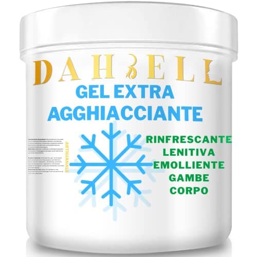 Gel gambe effetto ghiaccio dahbell extra rinfrescante adatto a tutto il corpo ottimo per raffreddare immediatamente zone del corpo riscaldate pesanti stanche o affaticati