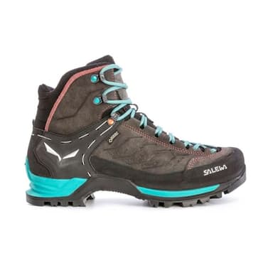 SALEWA Mountain Trainer Mid Scarponi da Trekking da Donna, Grigio, 5