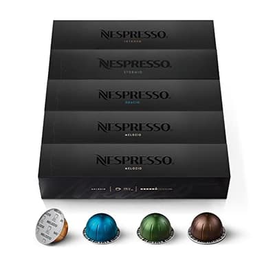 NESPRESSO VERTUO, selezione di caffè d'autore (230 ml), tostature medio-scure, 50 capsule di caffè