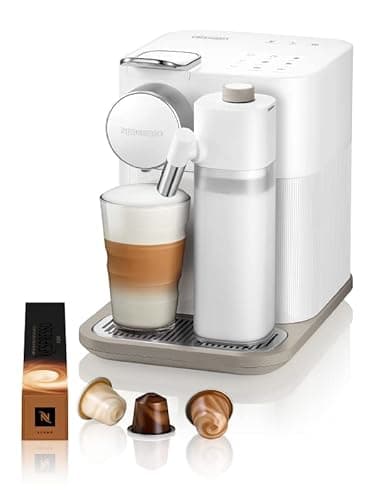 De'Longhi Nespresso Gran Lattissima EN640.W, Macchina per Caffè Automatica, Macchina per Caffè a Capsule, Schiumatura Automatica del Latte, Pressione 19 Bar, Cappuccino, 1400W, Bianco