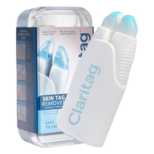 Claritag Dispositivo Avanzato per la Rimozione dei Fibromi Penduli - Funziona in 7-14 giorni - Fino a 10 Cicli di Trattamento - Kit di Congelamento Criogenico