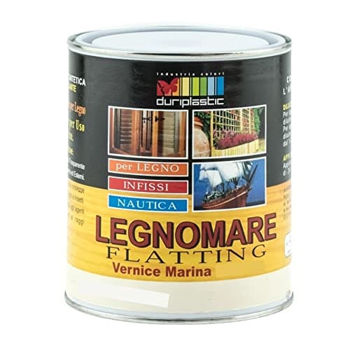 Durilux Flatting Legnomare Vernice Sintetica Satinata per Legno (1, Litri 0,375)