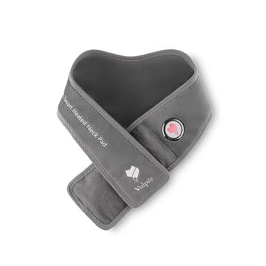 Vulpés NeckPad Pro - Fascia riscaldante per il collo senza fili con calore a infrarossi | Per dolori cervicali e tensioni muscolari | Controllo tramite smartphone