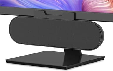ADELGO Altoparlante PC USB, Portatile Computer Altoparlanti per Desktop, Laptop, Mini Casse Soundbar PC con Design a Clip per Monitor, Plug and Play