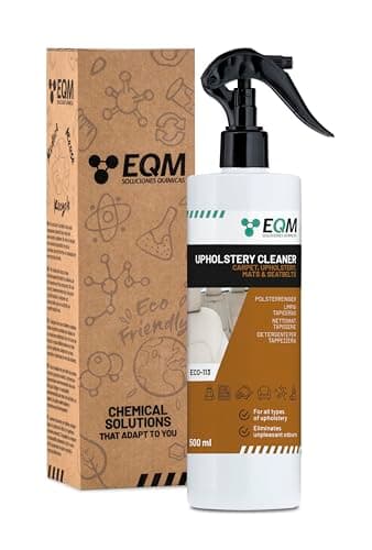 EQM - ECO-113 - Detergente professionale per tappezzeria auto - 500 ML - Tessuto, pelle e Alcantara - Rimuove macchie e cattivi odori - Ideale per tappeti, tappezzeria, moquette, cinture di sicurezza