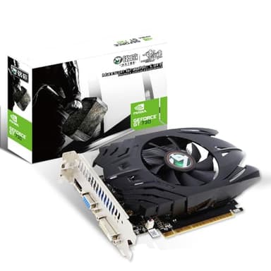 MAXSUN GeForce GT 730 - Scheda Video Nvidia GPU da 4 GB per computer PC Scheda Grafica GDDR3 ITX Design PCI Express DVI-I, HDMI, VGA, 4K