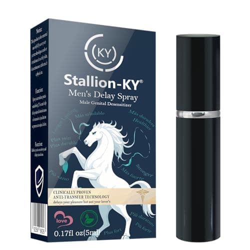 Stallion-KY ritardante,delay spray, ritardare l'eiaculazione precoce,non paralizzante da uomo aiuta a durare più a lungo a letto - preserva l'esperienza originale (X)