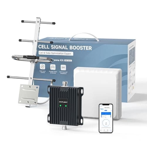 ANNTLENT Amplificatore Segnale Cellulare - Banda 20/8 (800/900Mhz) Ripetitore 4G 3G 2G gsm LTE per Casa Ufficio Campagna Ripetitore Segnale Cellulare Supporta TIM Wind Tre