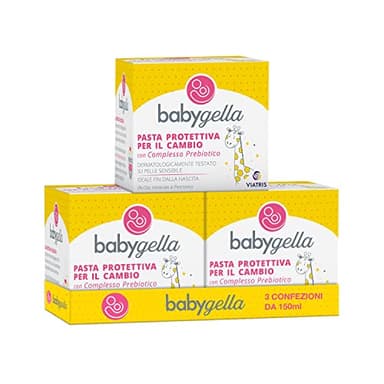 Babygella Pasta Protettiva Babygella per Cambio Pannolino, 3 x 150 ml