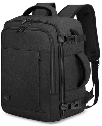 VANKEV Zaino Ryanair 40x20x25 Zaino da Viaggio Aereo Bagaglio a Mano Piccolo Borsa da Cabina 20L per Voli Zaino da Viaggio Donna Uomo,14 Pollici Zaino Porta PC per Scuola Lavoro Trekking Grigio scuro