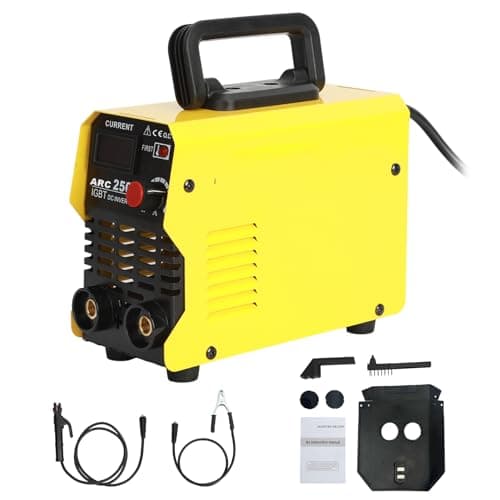 Saldatrice, Saldatrice a bastone ARC250 Corrente regolabile a doppia tensione Display digitale Saldatrice elettrica 220 V Inverter per uso domestico Mini saldatura a bastone Saldatrice elettrica