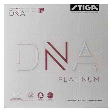 STIGA Gomma DNA Platinum XH, 2.3 per Racchette da Ping-Pong di Eccellenza, Nero