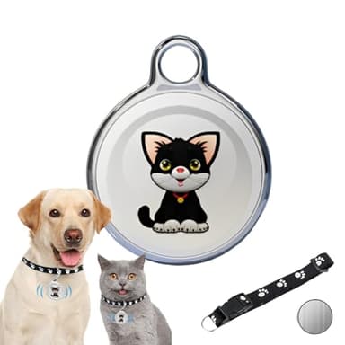 WDKXCN Cat Tracker, Mini GPS Tracker per gatti cani, Tracker per animali domestici per gatti, Collare GPS per gatti anti-perdita per gatti di piccola taglia, Tracker GPS impermeabile per gatti,