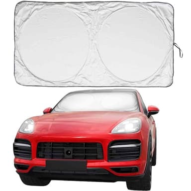 Parasole Auto Parabrezza Interno, 150 x 70 cm, Pieghevole, Riflettente, Protezione UV