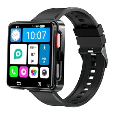 4G Smart Watch Phone, Android 11 MTK6739 Quad Core 3GB+32GB Smartwatch 2.65 pollici Grande Schermo Uomo Orologio 1200mAh Porta Tipo-C 5.0MP Dual Camera WiFi Blurtooth GPS Fitness Activity Tracker