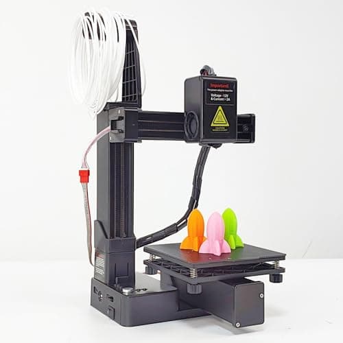 Stampante 3D per Principianti, Stampanti 3D da 40 Mm/s, Dimensioni di Stampa 4x4x4 Pollici, Macchina da Stampa 3D Multiplexing a Divisione di Frequenza per Home Office (Spina